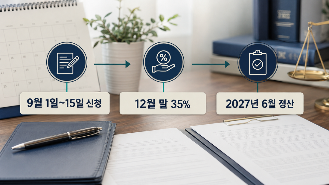 2026 근로장려금 반기신청부터 12월 지급과 2027년 6월 정산 일정