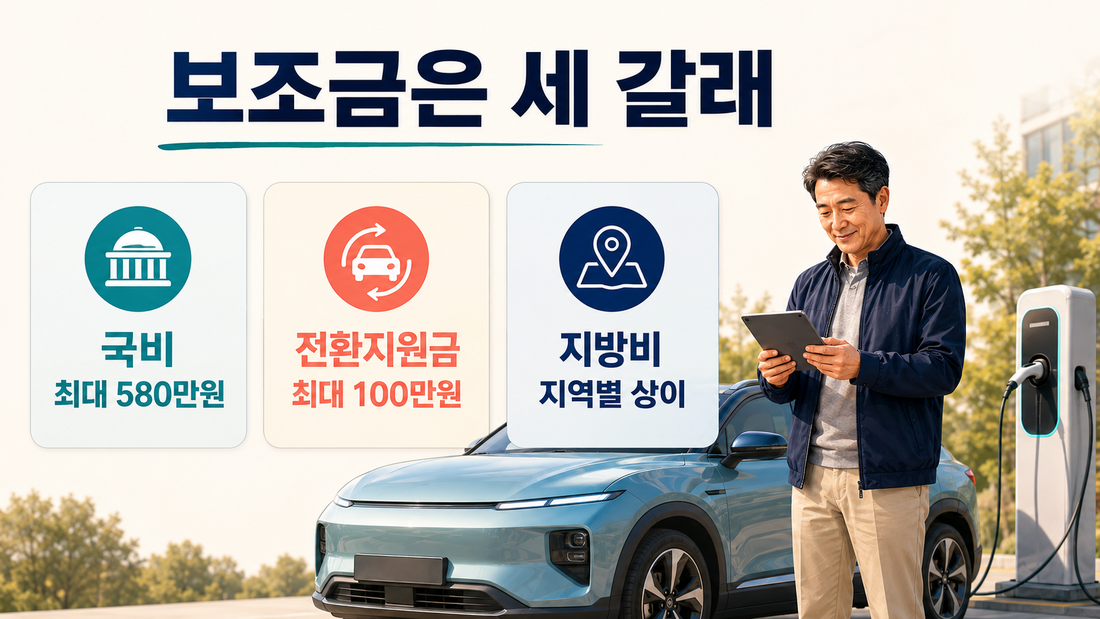 2026 전기차 보조금 국비 전환지원금 지방비 구조