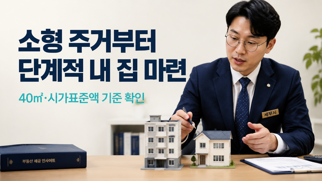 소형 오피스텔 소형 비아파트 처분 후 생애최초 감면 재적용 추진