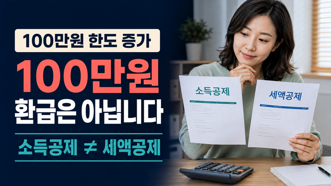 신용카드 소득공제 한도 증가와 세금 환급 차이