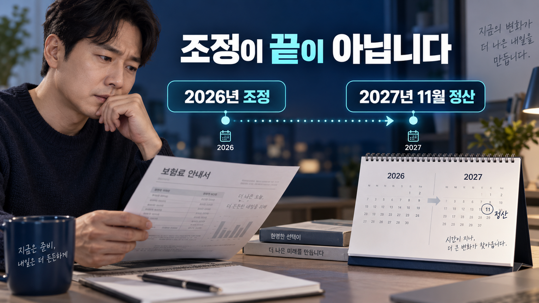 2026년 건강보험료 조정 후 2027년 11월 정산